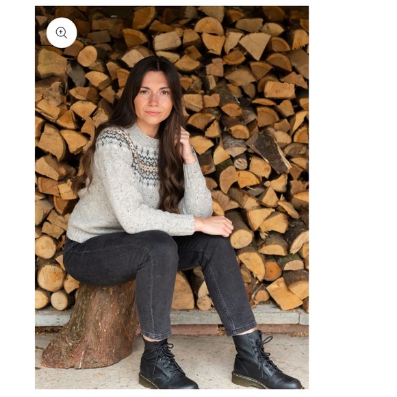 The Croft House Scottish Wool Fair Isle Sweater Size Small - Picture 2 of 15